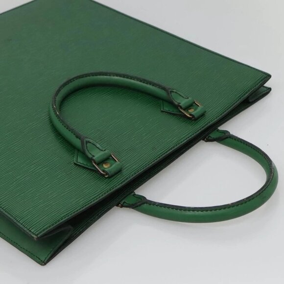 LOUIS VUITTON Epi Sac Plat Hand Bag Green M59084 LV Auth BA4170 - Picture 7 of 16